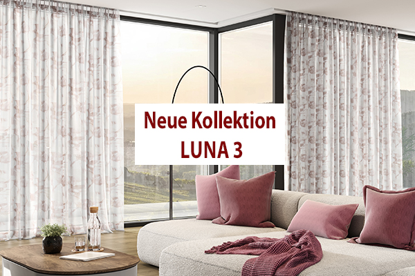 Neue Kollektion LUNA 3. Gardinenstoffe
